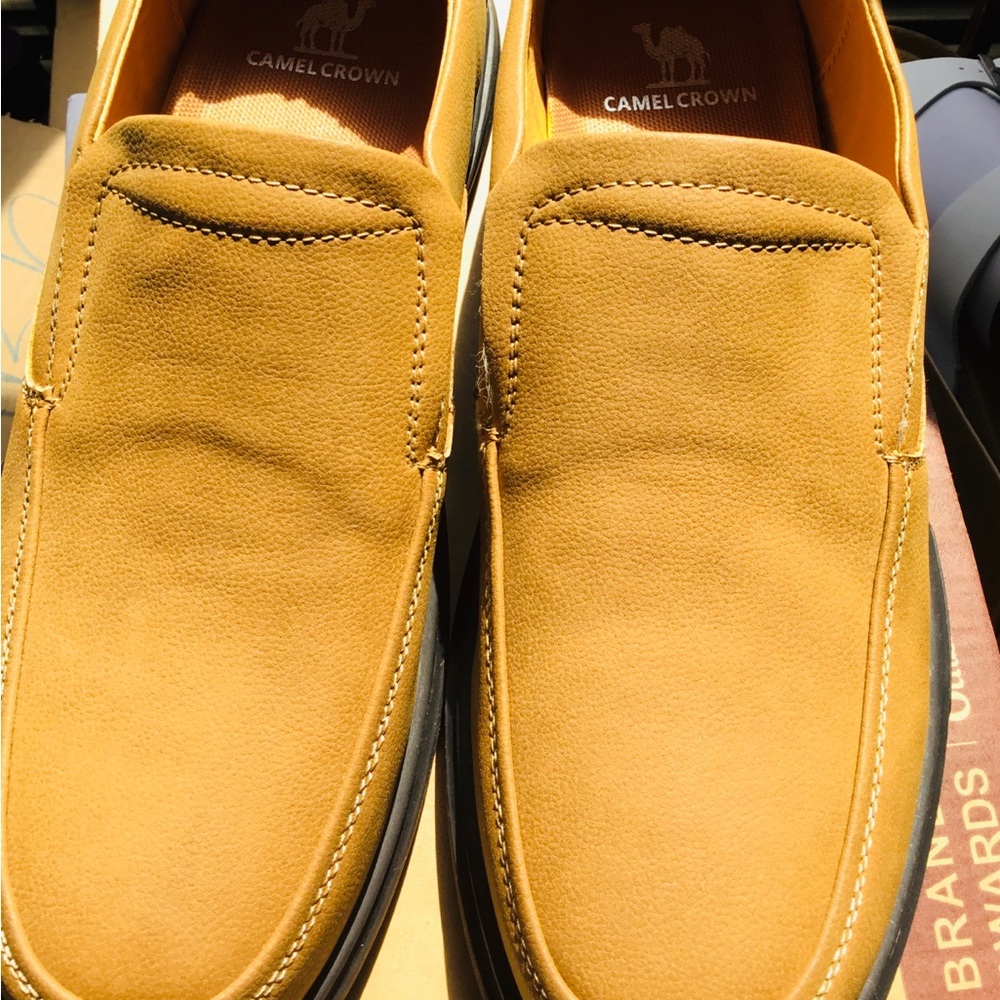 Men's Tan leather shoes